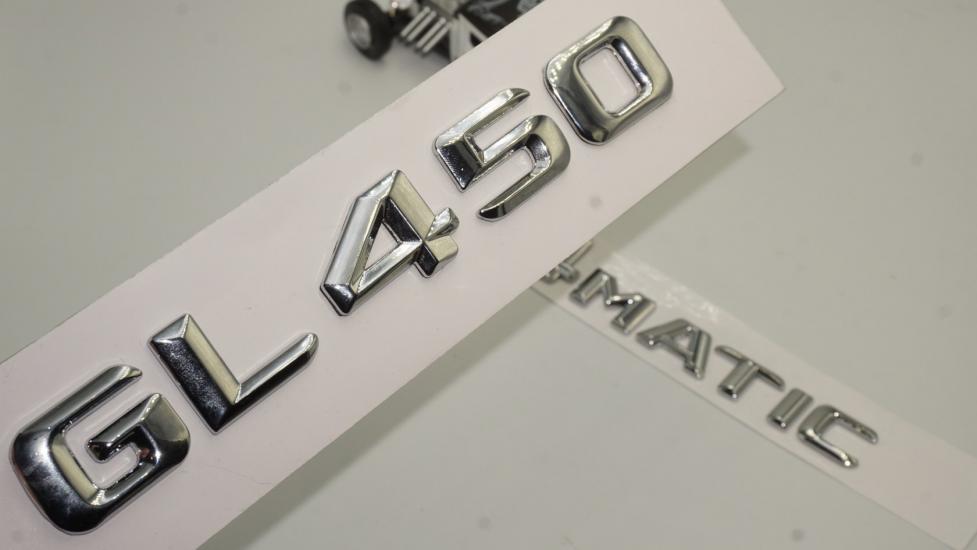 DK Tuninig Benz GL 450 4Matic Bagaj Krom Metal 3M Yazı Logo