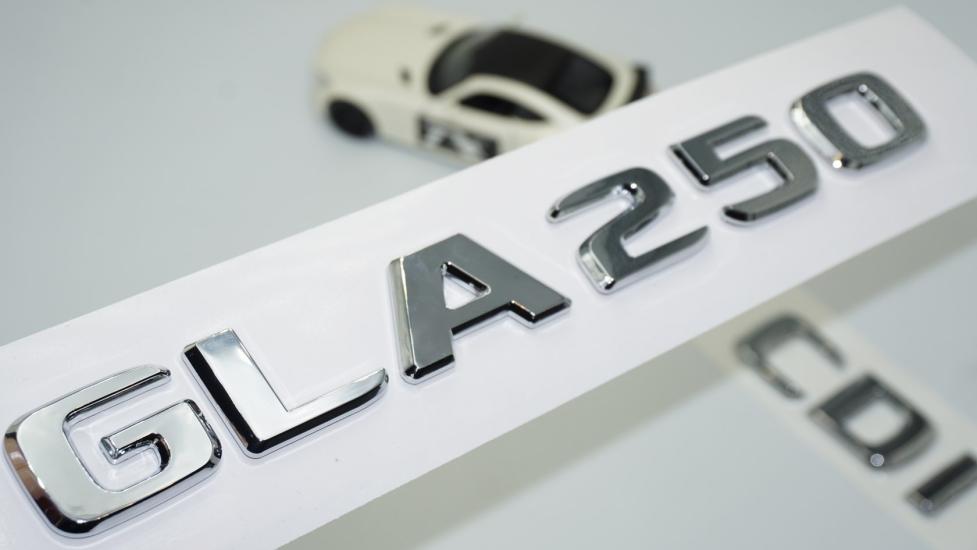 DK Tuning GLA 250 CDi Bagaj Krom ABS Yazı Logo Benz İle Uyumlu