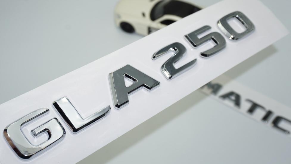 DK Tuning GLA250 4Matic Bagaj Krom ABS Yazı Logo Benz İle Uyumlu