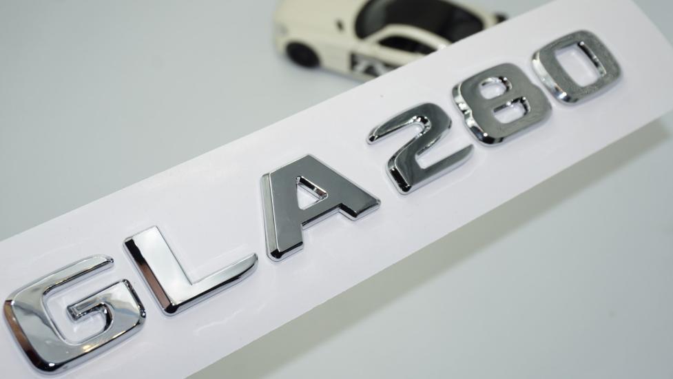DK Tuning GLA 280 Bagaj Krom ABS 3M 3D Yazı Logo Benz İle Uyumlu