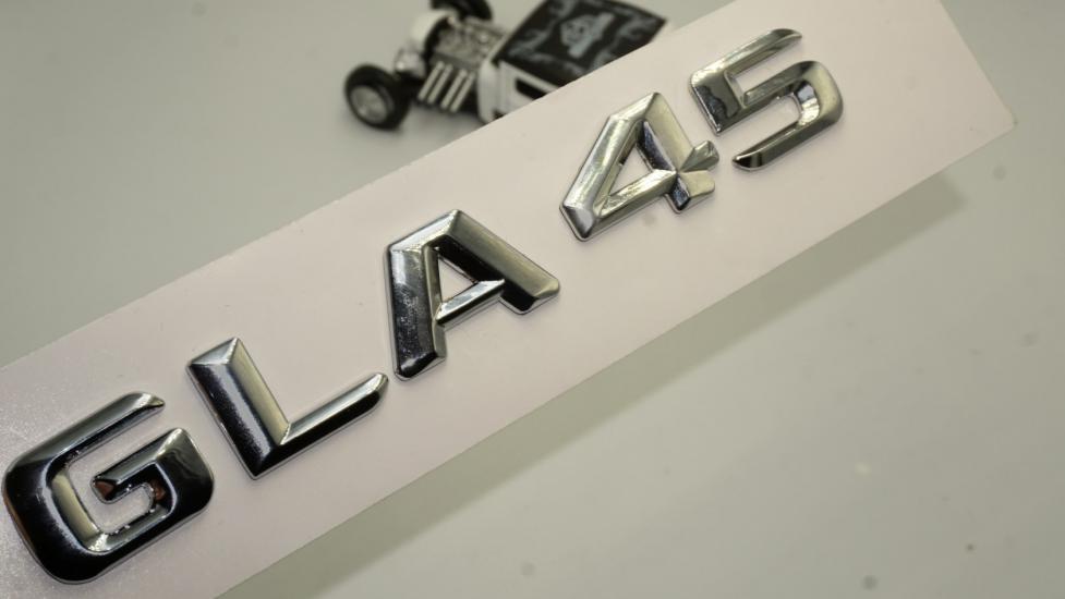 Benz GLA 45 Bagaj Krom Metal 3M 3D Yazı Logo