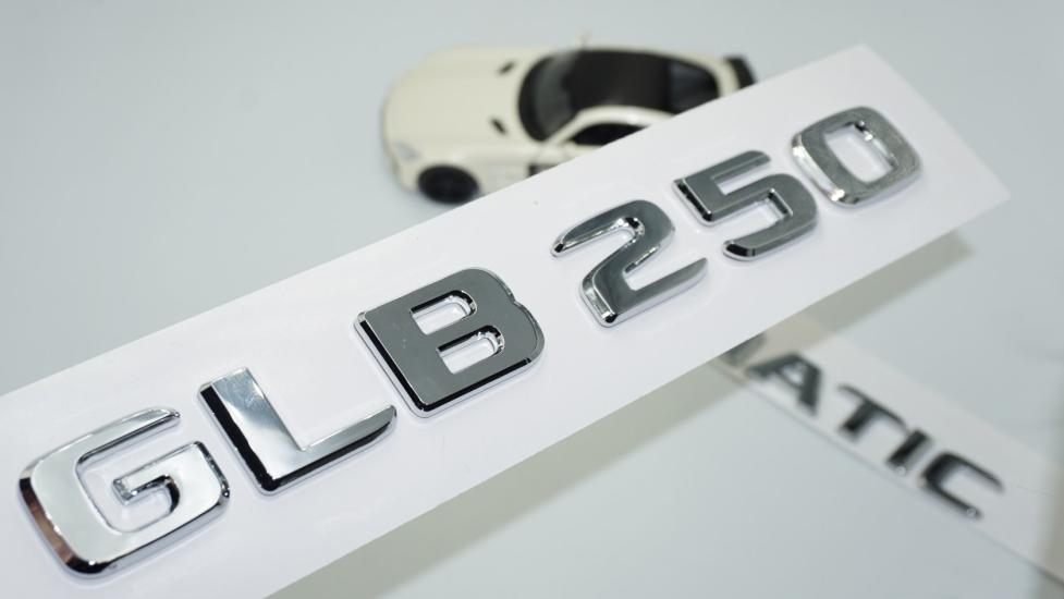 DK Tuning GLB250 4Matic Bagaj Krom ABS Yazı Logo Benz İle Uyumlu