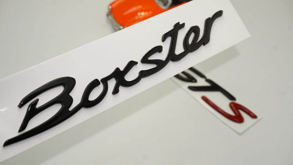 Porsche Boxster GTS Bagaj 3M 3D ABS Yazı Logo Amblem Seti