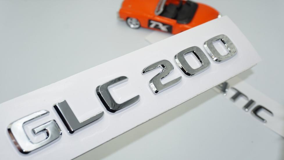 DK Tuning GLC200 4Matic Bagaj Krom ABS Yazı Logo Benz İle Uyumlu