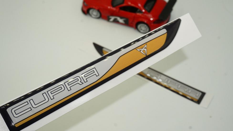 Seat Leon Cupra Yan Aynalar Ve Çamurluk Yanı Damla Desen Bıçak Logo Arma Seti
