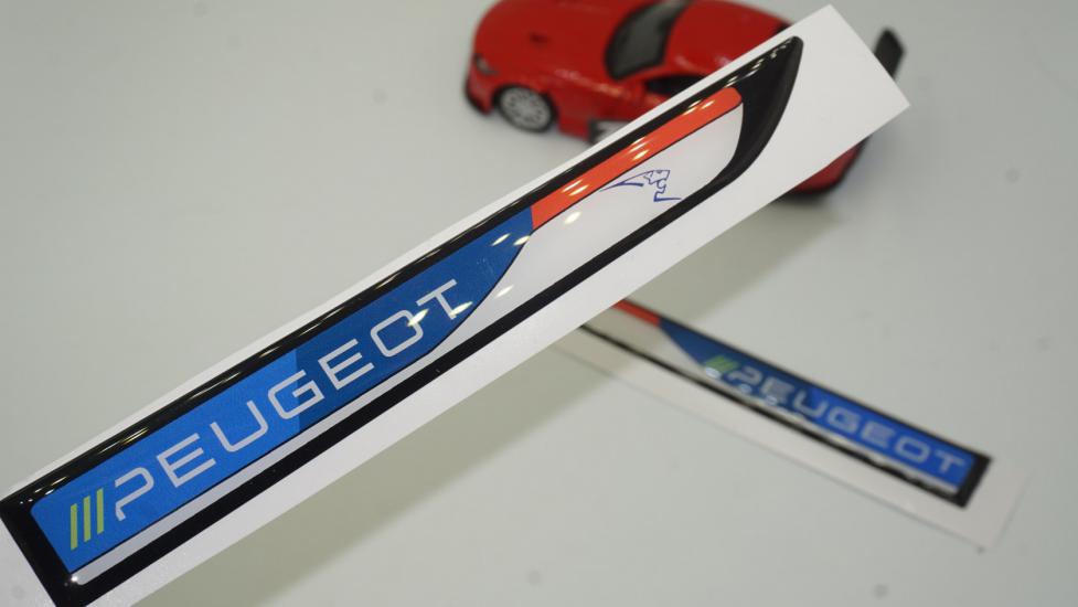 Peugeot 508 605 607 Yan Aynalar Ve Çamurluk Yanı Damla Desen Bıçak Logo Arma Seti