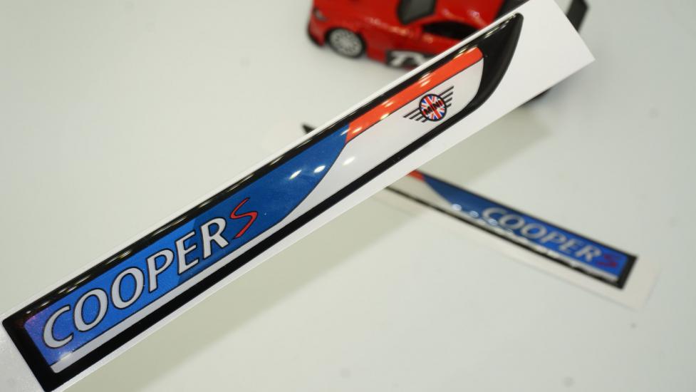 Mini Cooper Countryman Yan Aynalar Ve Çamurluk Yanı Damla Desen Bıçak Logo Arma Seti