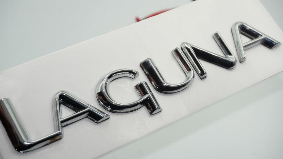 Renault Laguna 2001-2005 Bagaj Krom ABS 3M 3D Yazı Logo Amblem