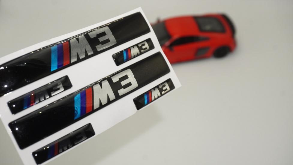 Bmw M3 Logo Damla Silikon Grup Sticker