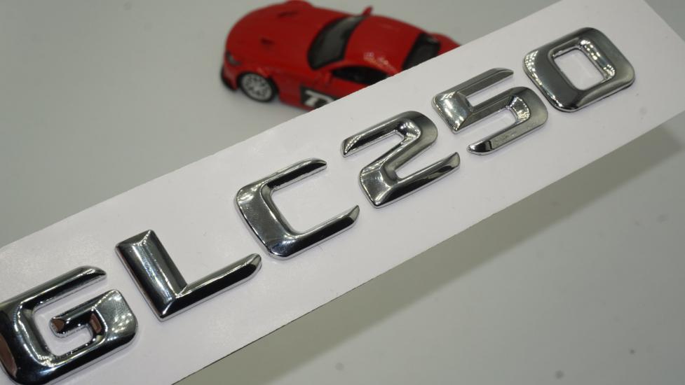 Benz GLC 250 Bagaj Krom Metal 3M 3D Yazı Logo