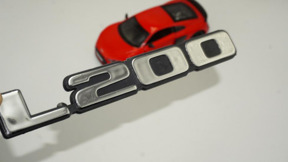 Mitsubishi L200 Krom ABS 3M 3D Bagaj Yazı Logo