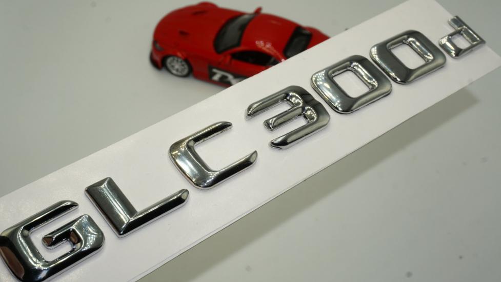 Benz GLC 300d Bagaj Krom Metal 3M 3D Yazı Logo