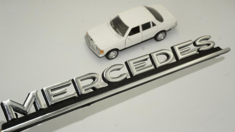 Mercedes Benz Classic Mercedes Krom ABS 3M 3D Bagaj Yazı Logo