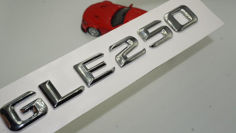Benz GLE 250 Bagaj Krom Metal 3M 3D Yazı Logo
