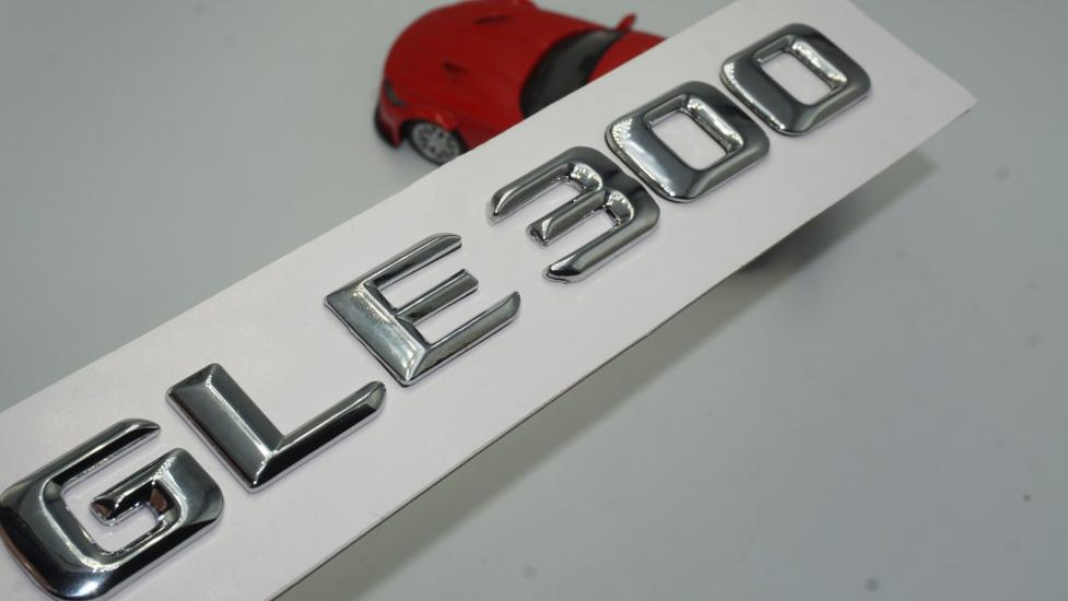 Benz GLE 300 Bagaj Krom Metal 3M 3D Yazı Logo