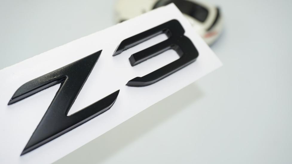 DK Tuning Z3 Bagaj Siyah ABS 3M 3D Yazı Logo Bmw İle Uyumlu