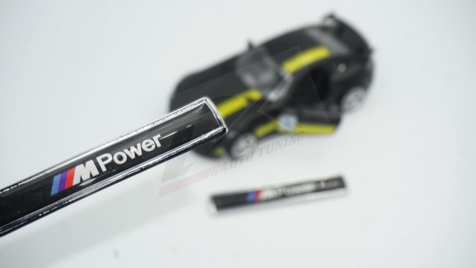Bmw M Power Logo Yan Çamurluk 3M 3D ABS Logo Amblem Arma