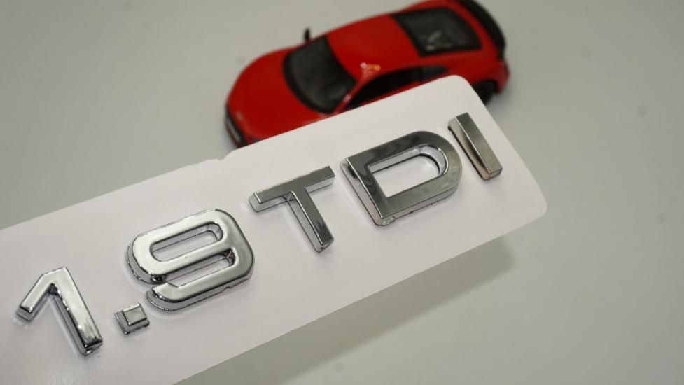 Audi 1.9 TDi B6 B7 Krom ABS 3M 3D Bagaj Yazı Logo Orjinal Ürün
