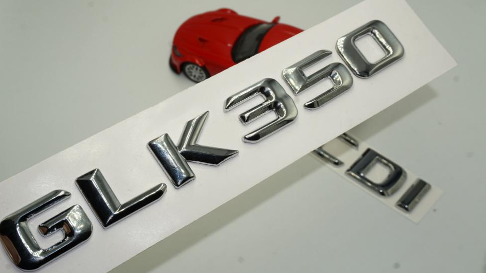 Benz GLK 350 CDI Bagaj Krom Metal 3M 3D Yazı Logo