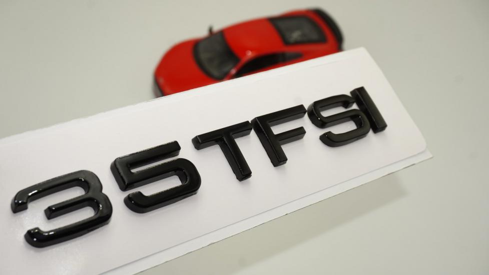 Audi 35 TFSİ Siyah ABS 3M 3D Bagaj Yazı Logo Orjinal Ürün