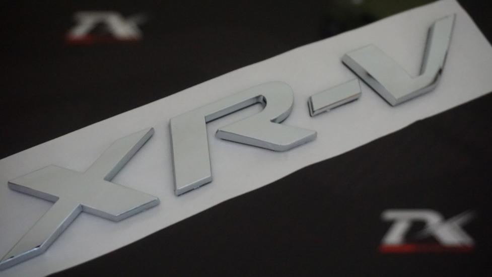 DK Honda XR V Krom ABS Bagaj 3M 3D Yazı Logo Amblem 