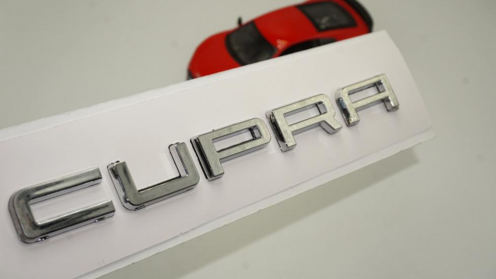 Seat Leon Cupra Krom ABS 3M 3D Bagaj Yazı Logo Orjinal Ürün