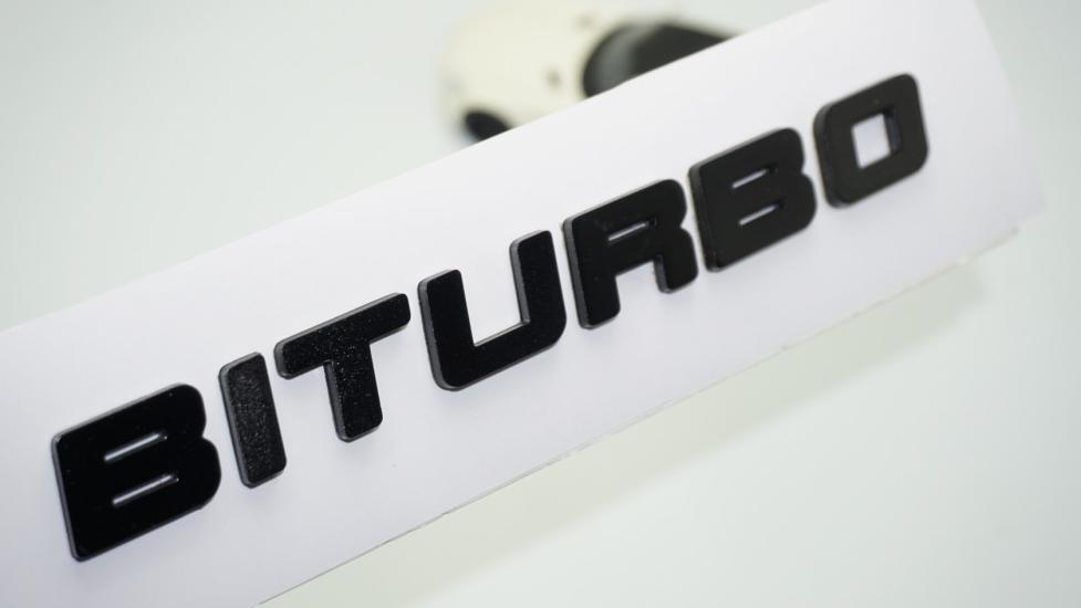 DK Tuning Biturbo Siyah ABS Bagaj Yazı Logo