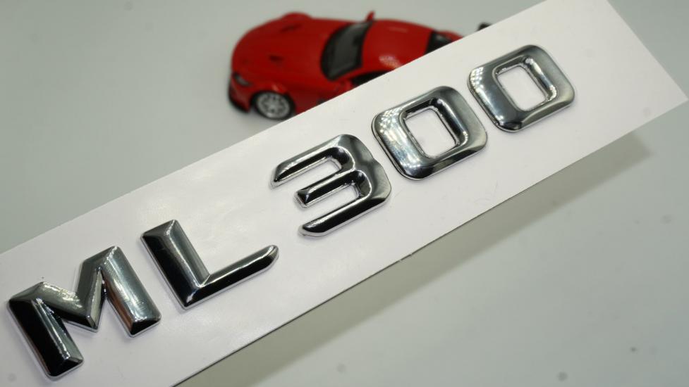Benz ML 300 Bagaj Krom Metal 3M 3D Yazı Logo