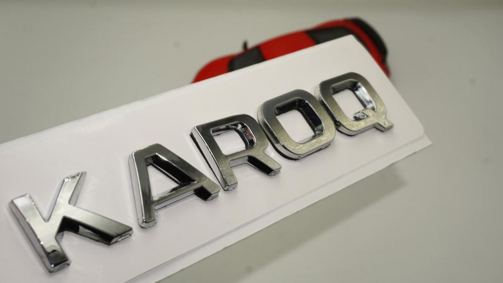 Skoda Karoq Krom ABS 3M 3D Bagaj Yazı Logo