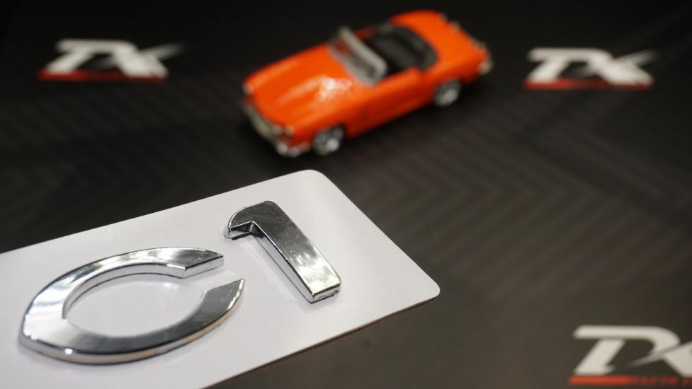 Citroen C1 2007-2011 Bagaj Krom ABS 3M 3D Yazı Logo Amblem