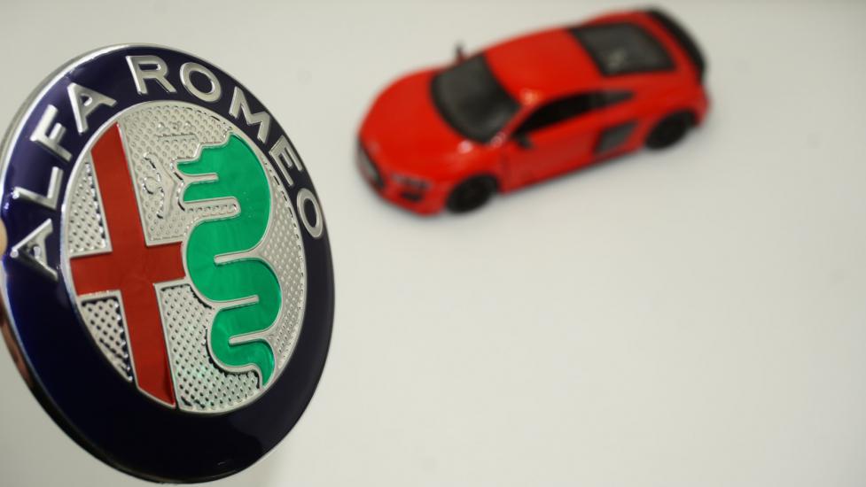 Alfa Romeo Ön Kaput Ve Bagaj Kapağı Logo 74mm
