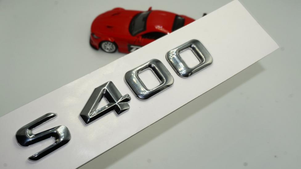 S400 Bagaj Krom Metal 3M 3D Yazı Logo