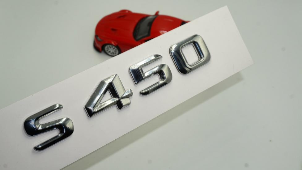 S450 Bagaj Krom Metal 3M 3D Yazı Logo