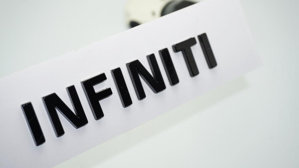 DK Tuning İnfiniti Siyah ABS Bagaj Yazı Logo