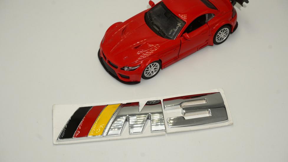 Bmw M3 Bagaj Krom Metal 3M 3D Yazı Logo Oem Ürün
