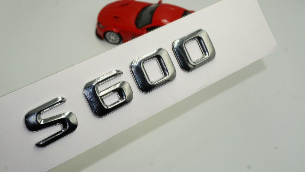 S600 Bagaj Krom Metal 3M 3D Yazı Logo