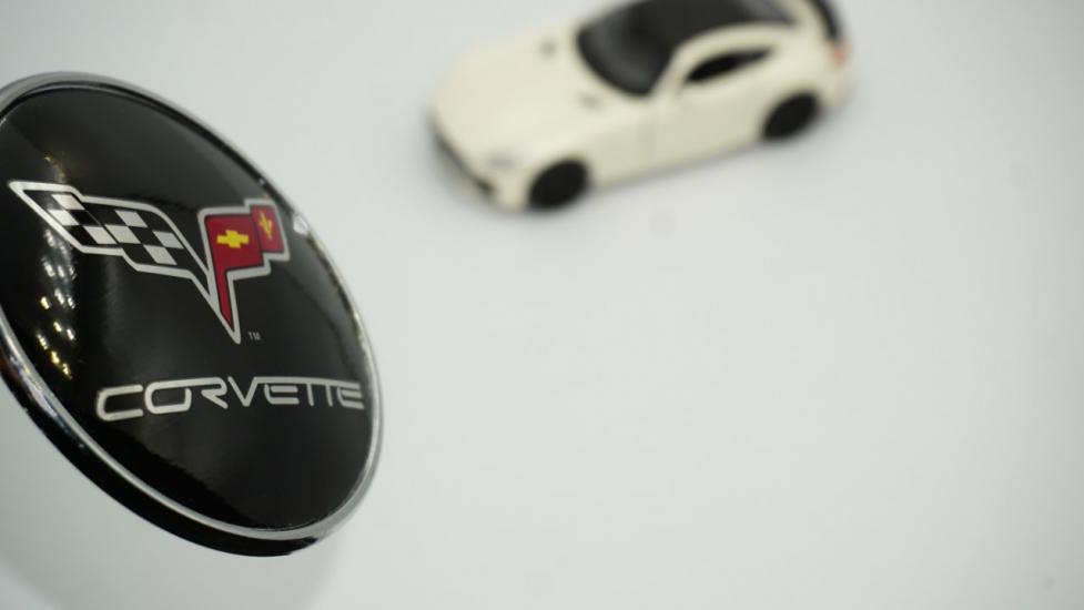Chevrolet Corvette 3M 3D Body Logo 84mm Amblem Arma