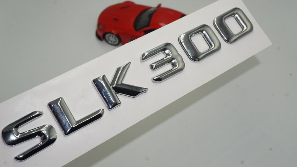 Benz SLK 300 Bagaj Krom Metal 3M 3D Yazı Logo