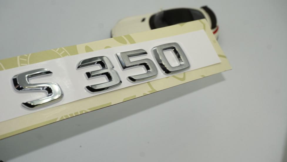 S350 Bagaj Krom ABS 3M 3D Yazı Logo