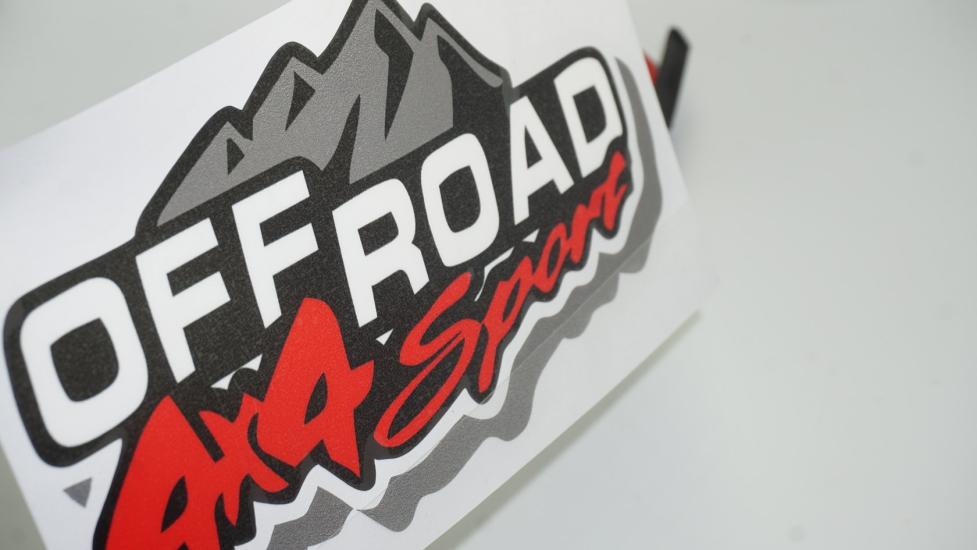 Arazi Aracı Off Road 4x4 Sport Kaput Bagaj Sticker