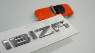 Seat İbiza 98-2010 Yeni Nesil Bagaj Krom ABS 3M 3D Yazı Logo Amblem