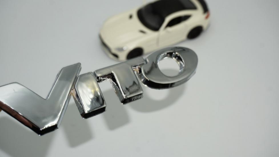Vito W638 Bagaj Krom ABS 3M 3D Yazı Logo