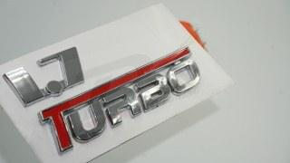 1.7 Turbo GT Motors Yeni Nesil Bagaj Krom ABS 3M 3D Yazı Logo Amblem