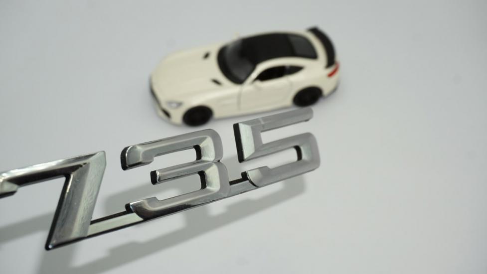 Bmw 735 Bagaj Krom ABS 3M 3D Yazı Logo Orjinal Ürün