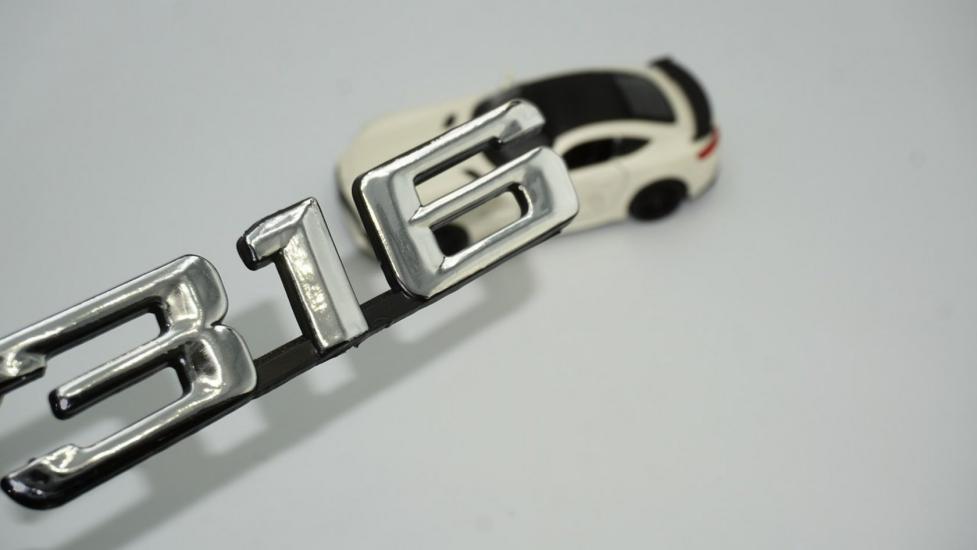 Bmw 316 Bagaj Krom ABS 3M 3D Yazı Logo