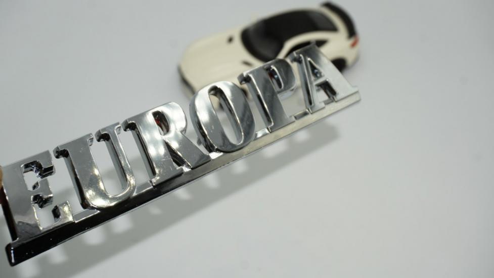 Renault 19 Europa Bagaj Krom ABS 3M 3D Yazı Logo