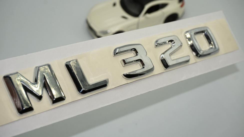 Mercedes Benz ML 320 Bagaj Krom ABS 3M 3D Yazı Logo