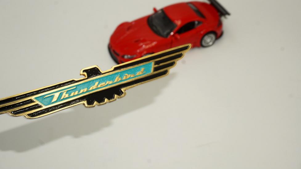 Ford Thunderbird Yeni Nesil Bagaj 3M 3D Krom Metal Logo Amblem