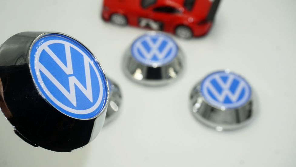 Volkswagen Logo Konik Jant Göbek Kapağı Seti 65mm
