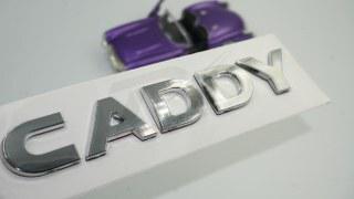 Volkswagen Caddy Bagaj Krom ABS 3M 3D Yazı Logo Amblem